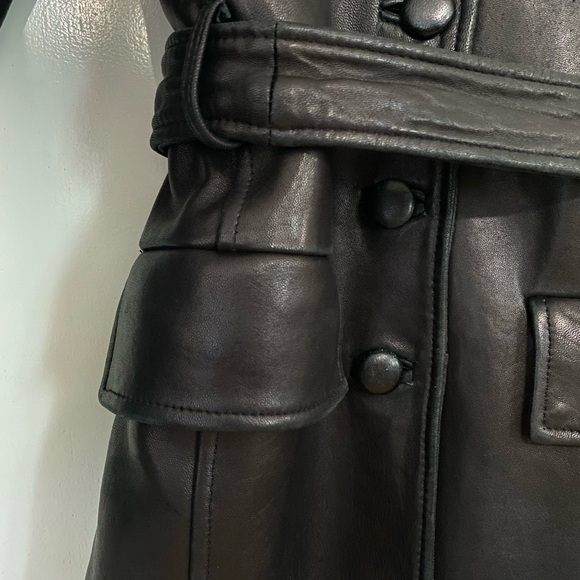 Vintage Wilson’s Leather Trench Coat - Picture 3 of 7